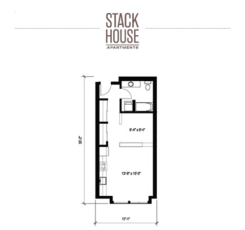 Stack House Apartments in Seattle, Washington S39 Floor Plan